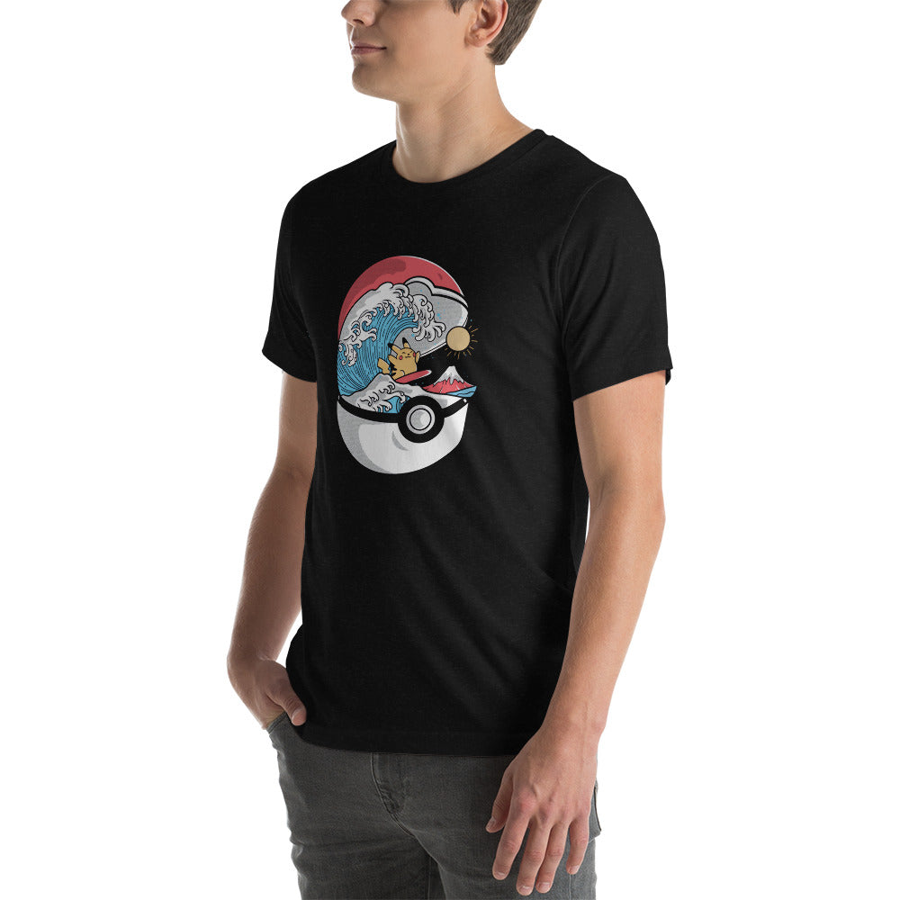 Pikachu Surf, Es un producto de ropa que es ideal para los fanáticos de Pokémon que deseen mostrar su amor de manera divertida y original.
