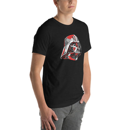 Darth Vader Fluid Art Es un producto de ropa que es ideal para los fanáticos de Star Wars que deseen mostrar su amor de manera divertida y original.