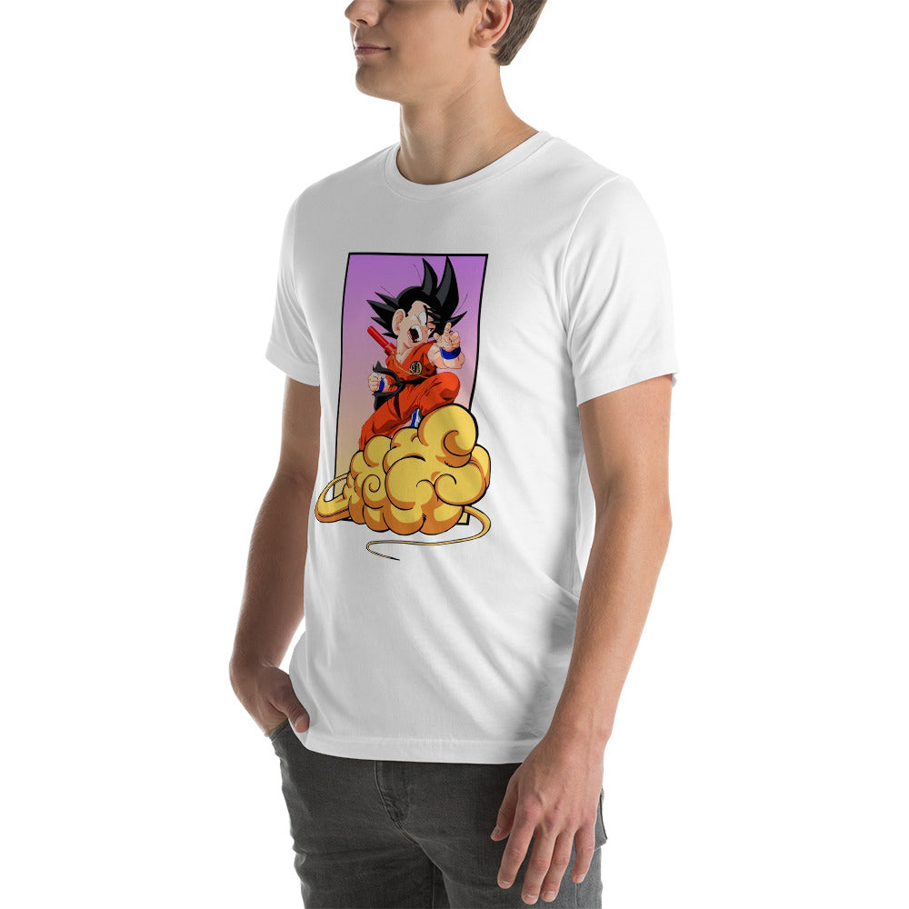 Revive la aventura y la emoción de la juventud de Gokú con nuestra playera de Gokú Kid. Con su diseño que muestra a Gokú sobre su nube voladora