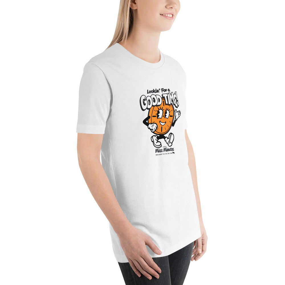 Miss Minutes, nuestras opciones de playeras son Unisex. disponible en Superstar. envíos a toda Guatemala.